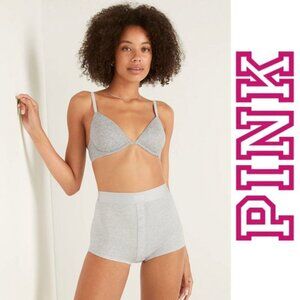 Victoria's Secret PINK | Heather Gray Smooth Lightest Lined Bra | Size 36DD